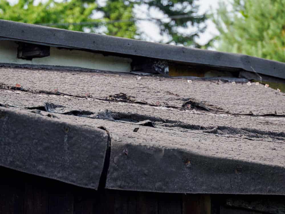 Roof heat damage